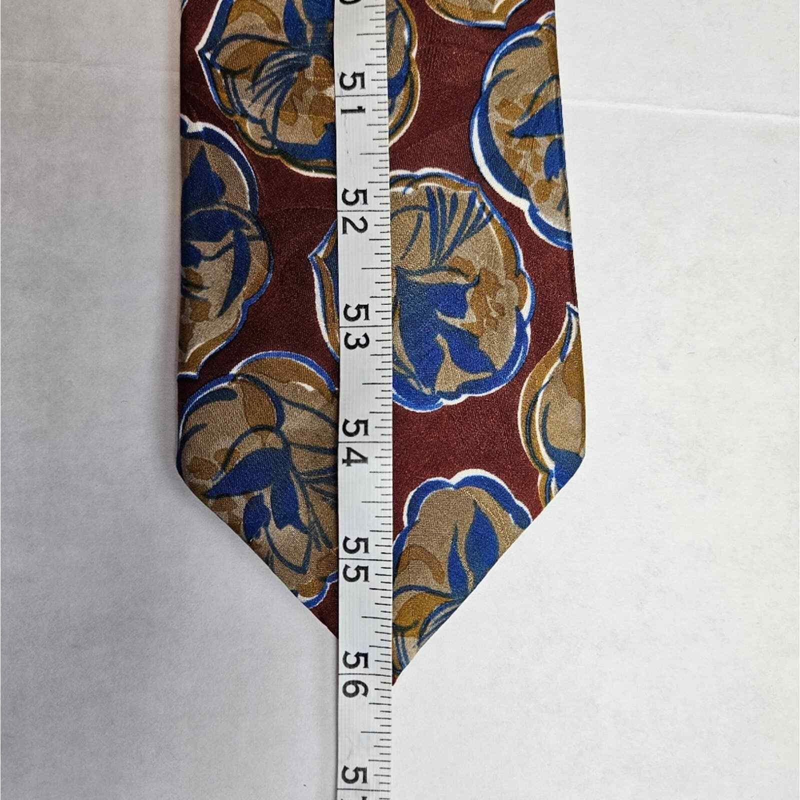 Christian Dior Men's Floral Silk Tie - image 9