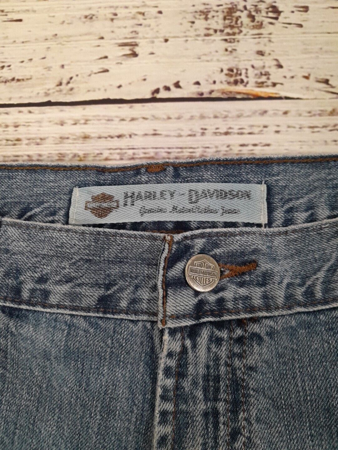 Harley Davidson Jeans Mens 36 34 Denim Genuine Mo… - image 3