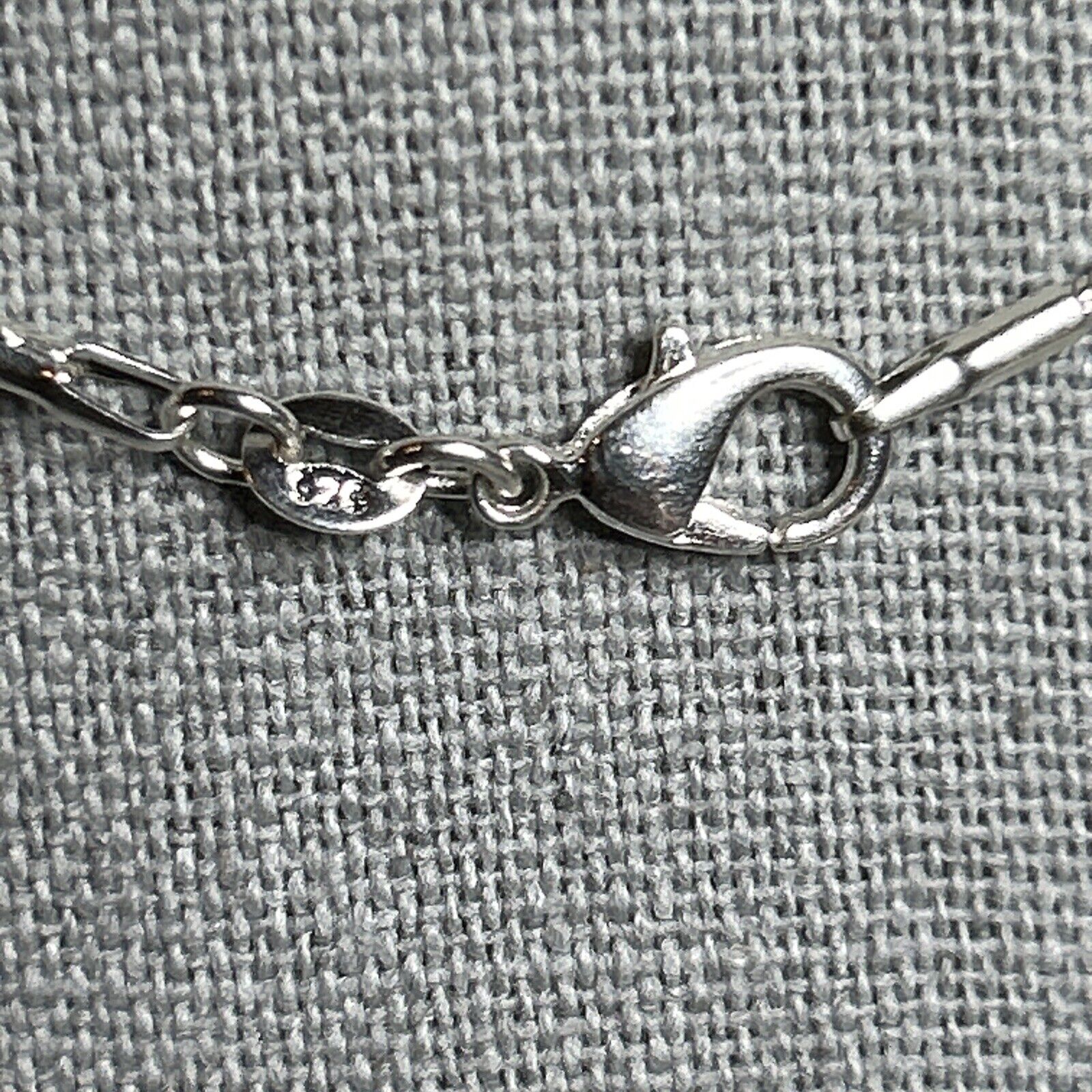 Sterling Silver Eternal Love Ribbon Water Droplet… - image 4