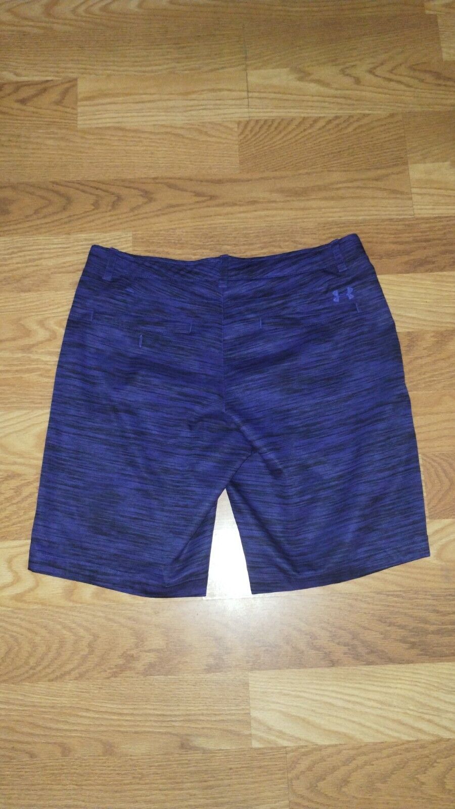 Under Armour Golf Shorts Blue Heather Active Stre… - image 11