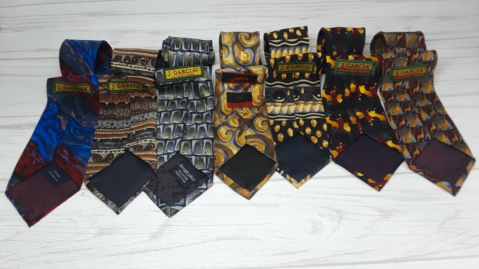 Lot 7 Jerry Garcia Silk Ties - image 2