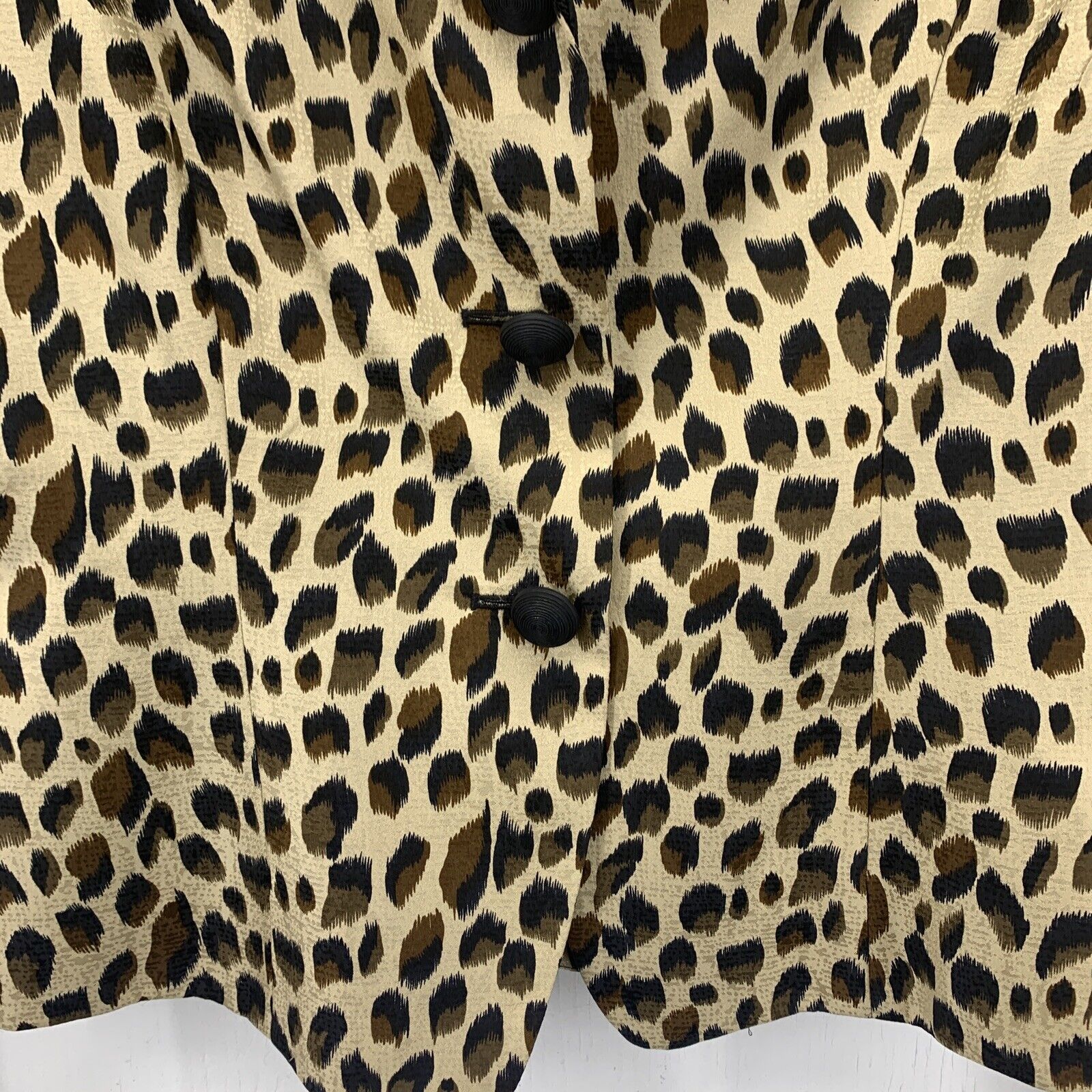 Adrianna Papell Womens 6 Safe Silk Blouse Animal … - image 3