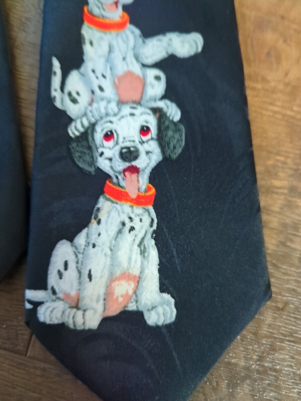 WALT DISNEY TIE 101 DALMATIANS CARTOON CRAVATTA  … - image 4