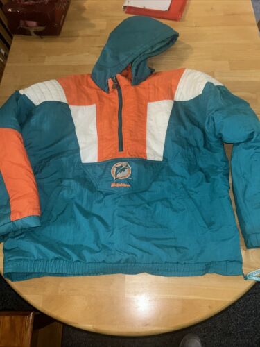 Vintage Miami Dolphin Starter Jacket Mens Medium T