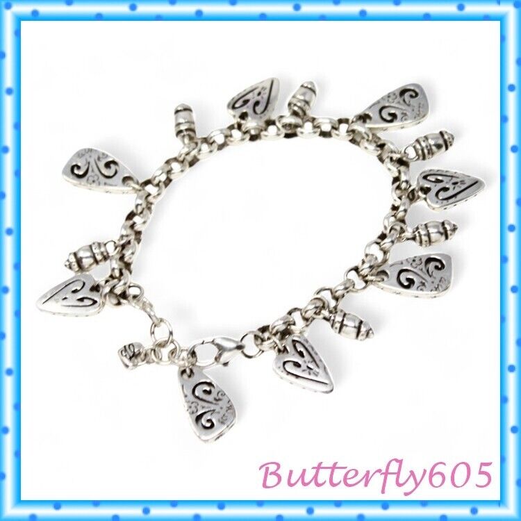 Brighton Brazilian Silver Charm Retired Bracelet - image 3