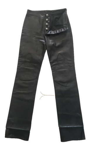 chrome hearts vintage leather pants