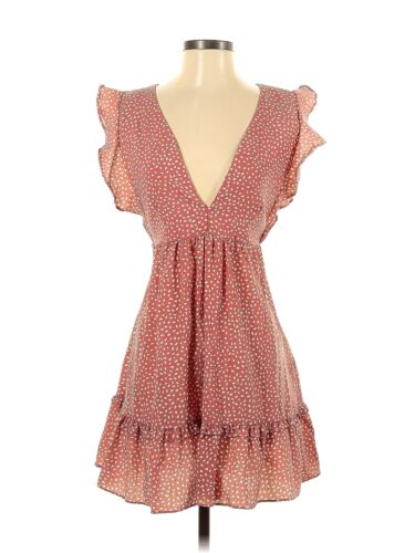 Unbranded Women Orange Casual Dress S