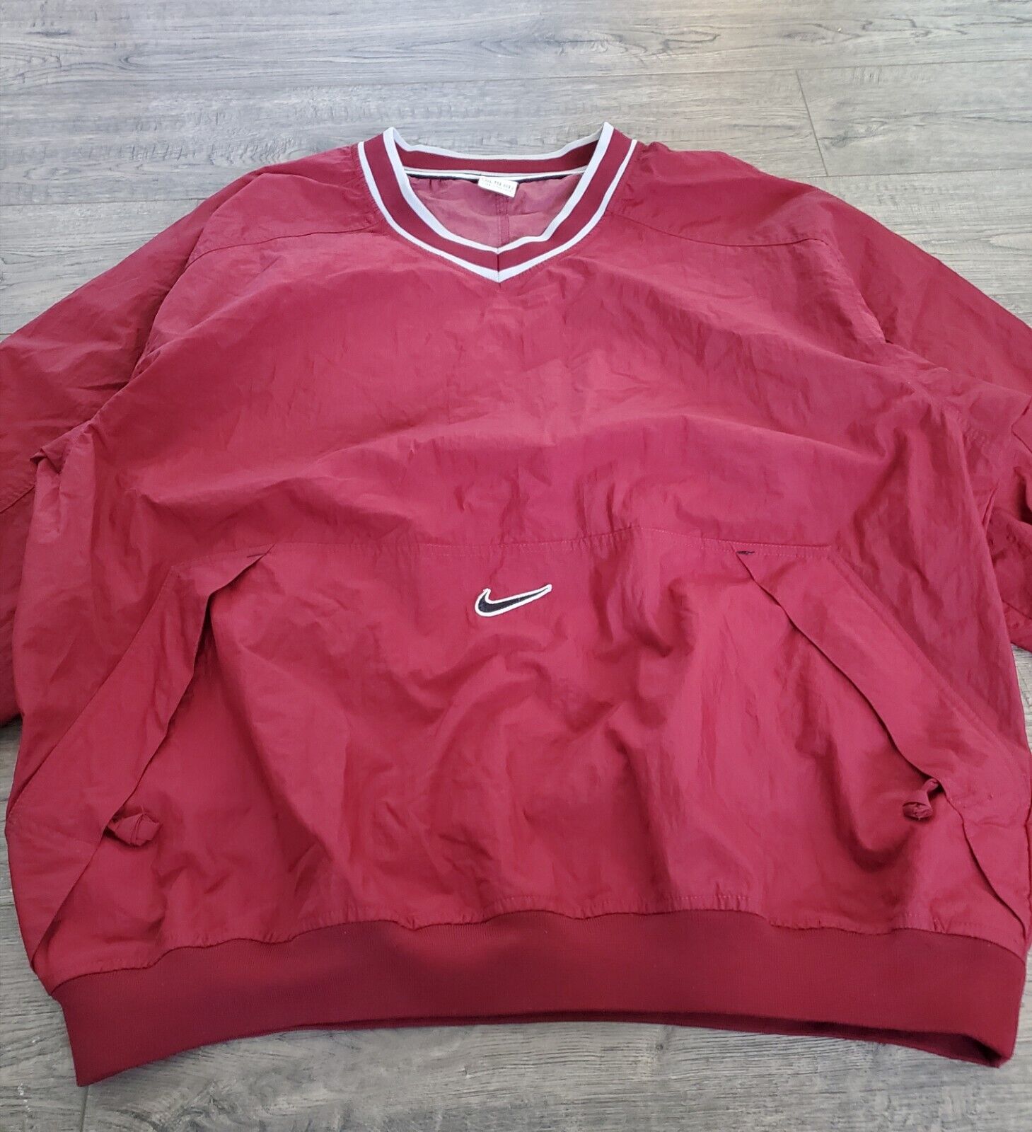 Vintage Nike CENTER SWOOSH 90s Pullover Windbreak… - image 2