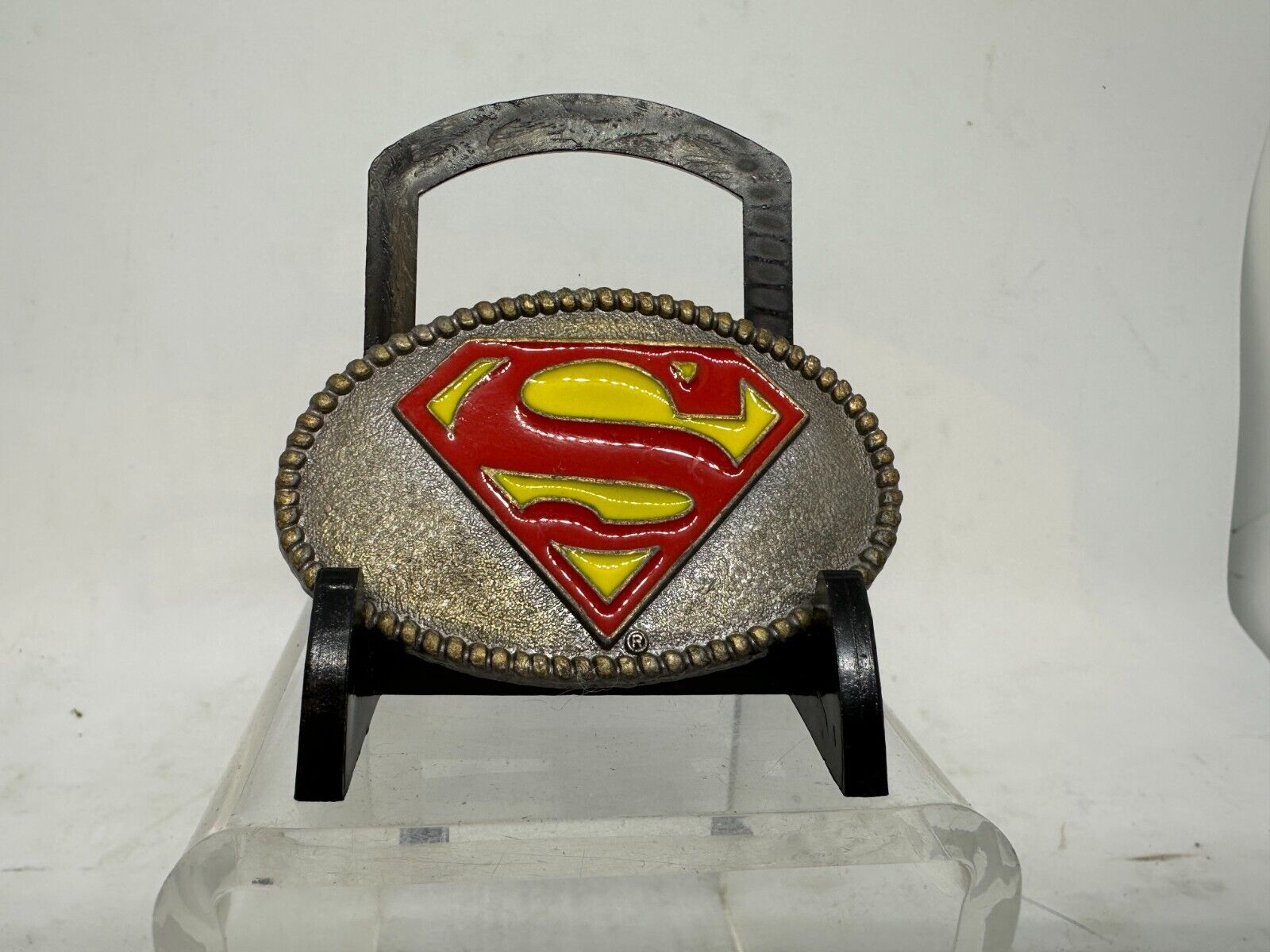 Vintage 1980 Lee Co DC Comics Superman Belt Buckl… - image 2