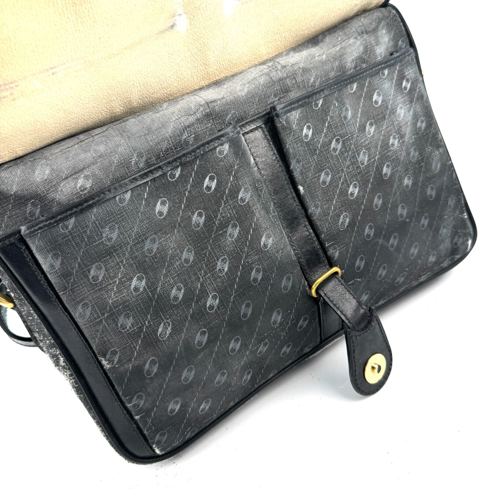 Vintage Gucci Shoulder Bag Black Purse Auth - image 3