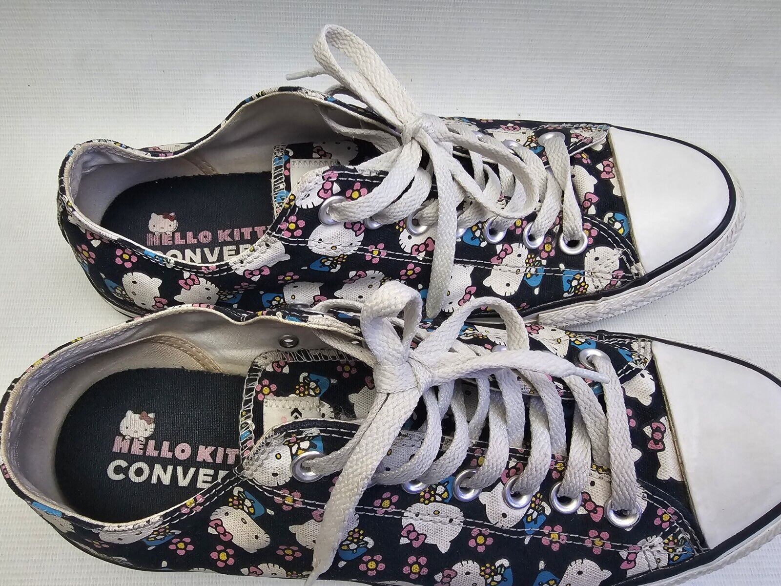 RARE Hello Kitty Converse Mens Size 9.5 Chucks Bl… - image 19