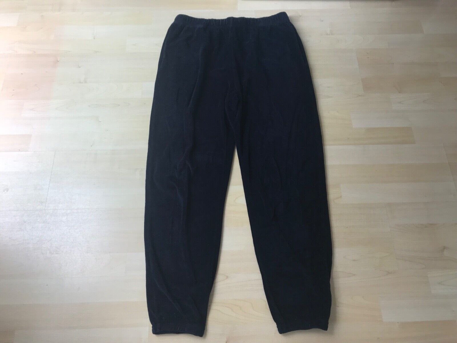 LES TIEN Navy Blue Velour Drawstring Sweatpants w… - image 2