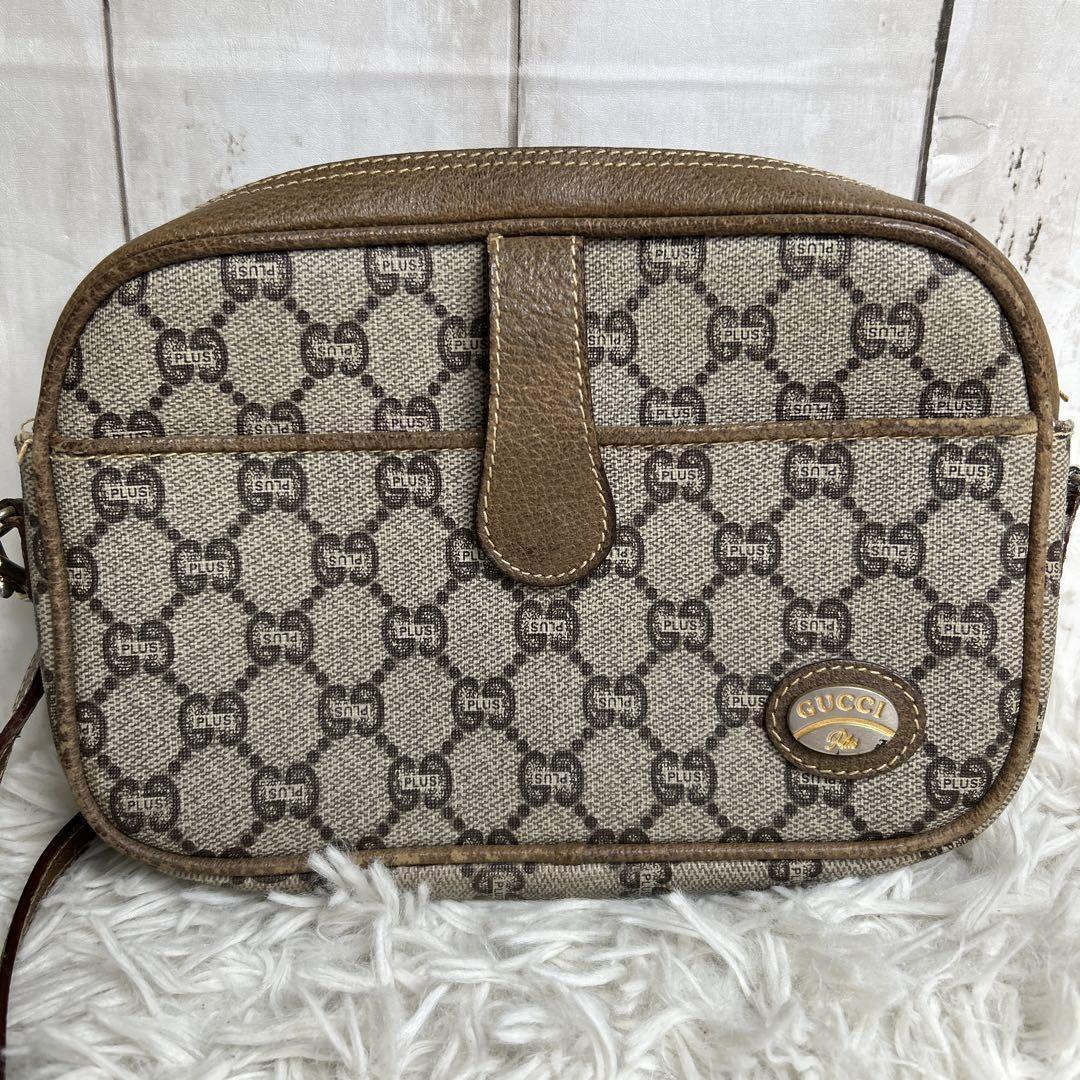 Gucci Shoulder Bag Old Gucci GG Supreme Leather A… - image 2