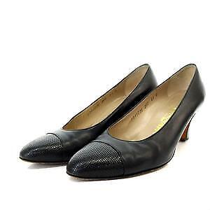 Women Salvatore Ferragamo Pumps High Heels Leathe… - image 8