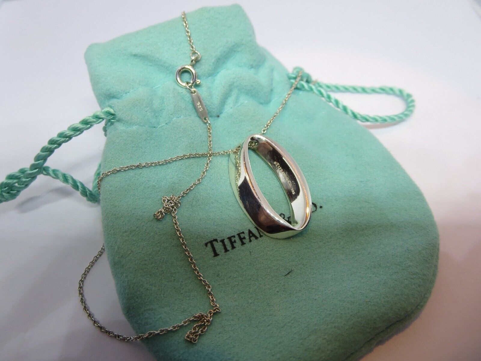 Genuine tiffany and co sterling silver rare flatt… - image 3