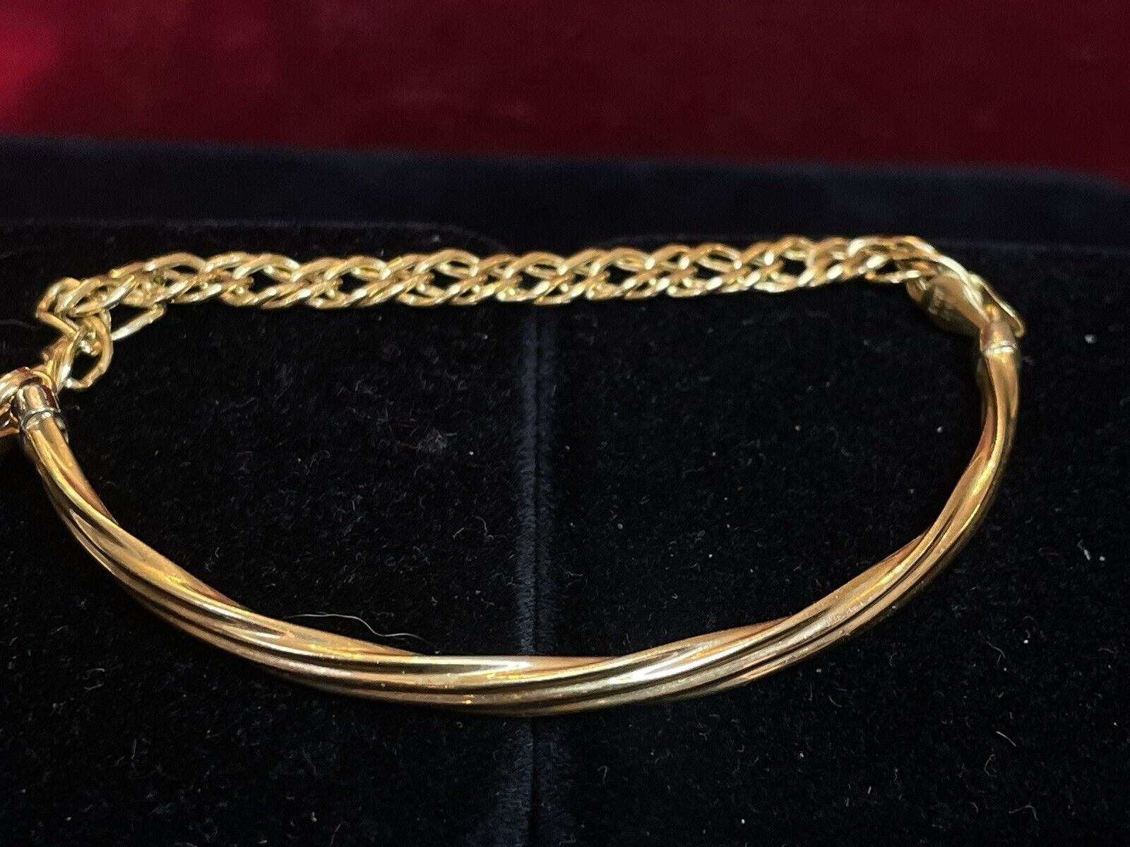 VINTAGE ESTATE 18K GOLD BRACELET DESIGNER SIGNED … - image 2