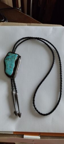 Navajo Silver And Turquoise Bolero - image 1