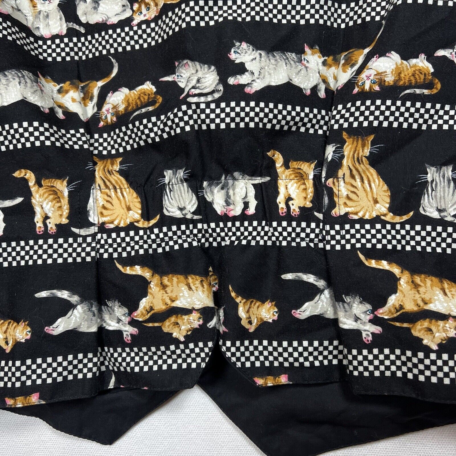 Vintage Linda Tilson Cat Vest Kittens Womens XL A… - image 15