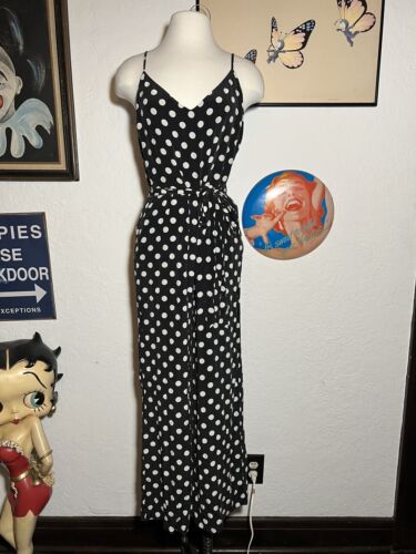 L’AGENCE SILK POLKADOT JUMPSUIT - image 1