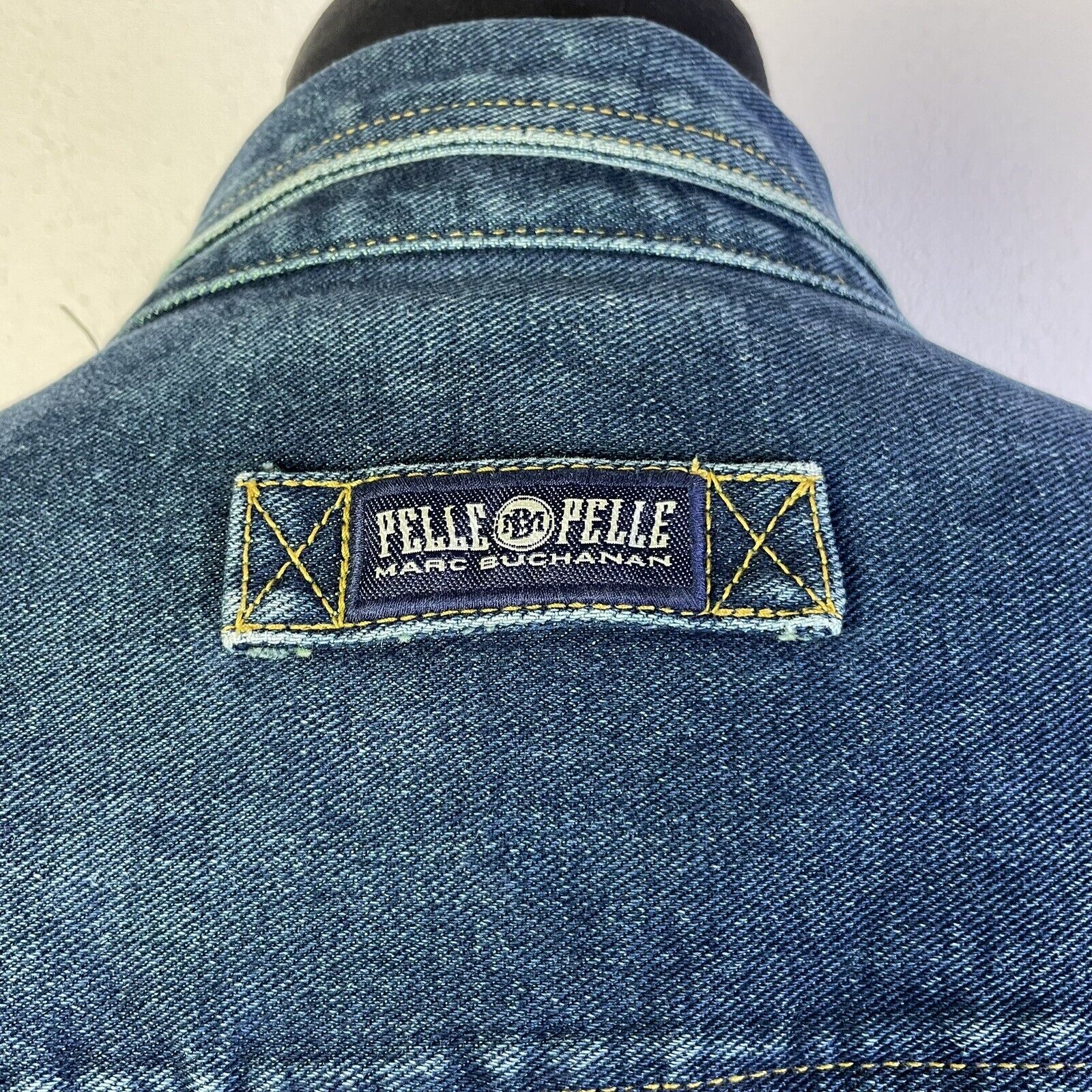 Vintage Pelle Pelle Mark Buchanan Jean Jacket Men… - image 12