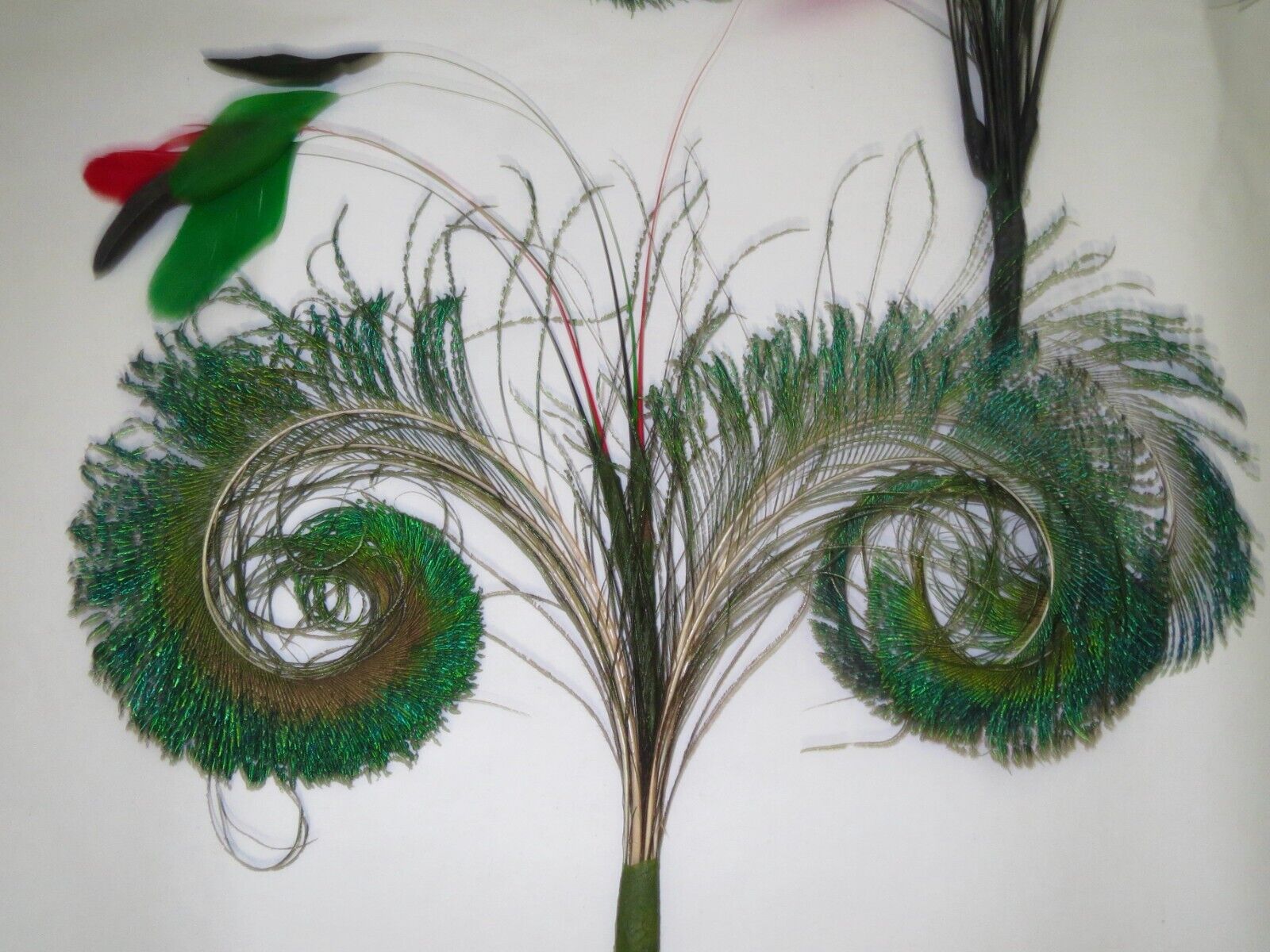 Antique Art Nouveau Headdress Feathers 2 Art Deco… - image 8