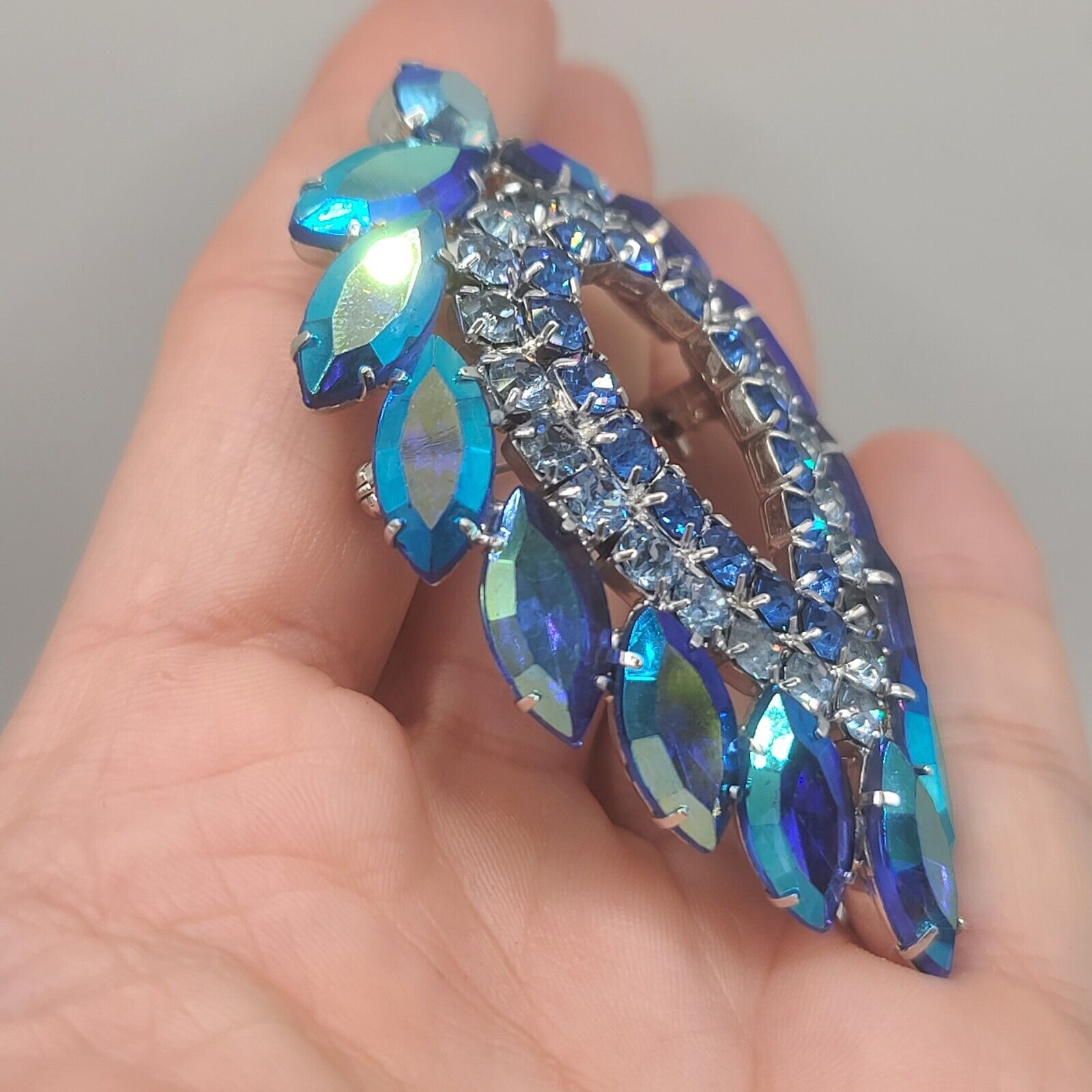 Vintage Juliana For Sarah Coventry Brooch Blue La… - image 16