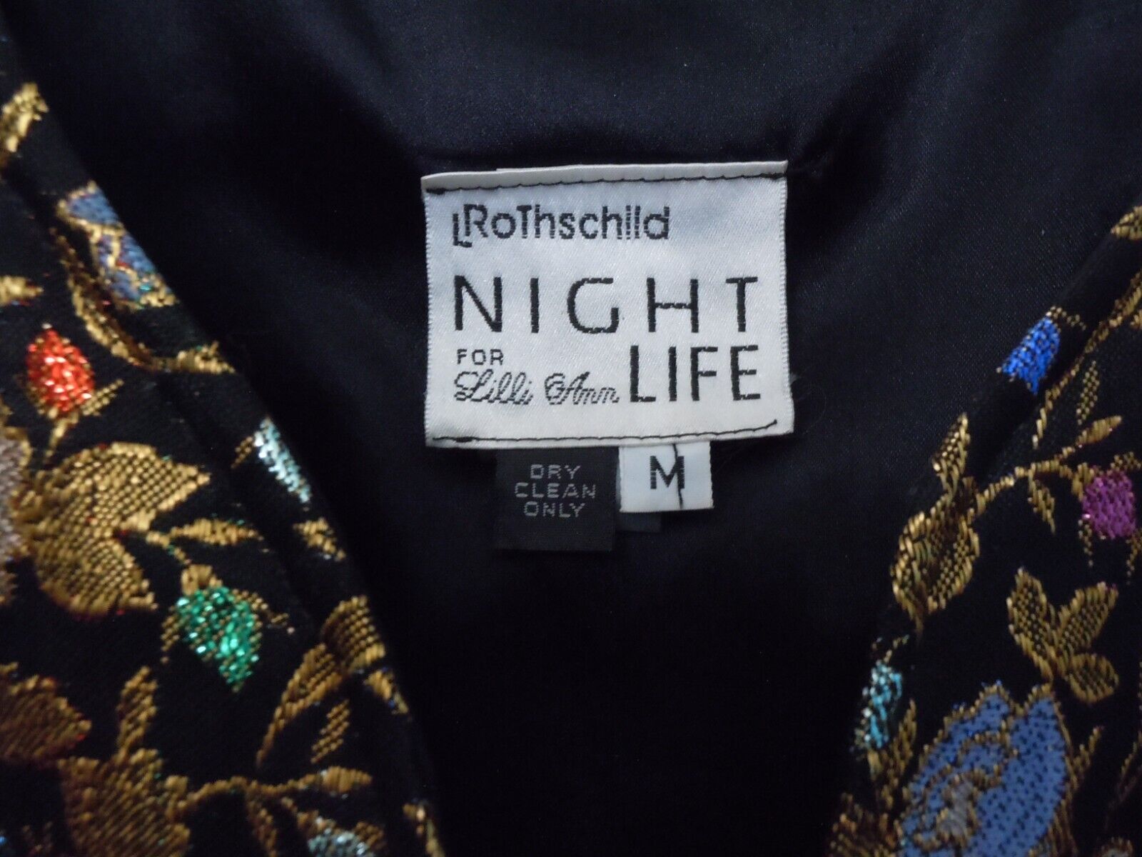 Women Coat ROTHSCHILD NIGHT LIFE M GOLD BLACK cro… - image 2