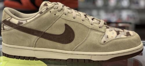 Nike SB Dunk Low Skate Beige Camo Size 8.5 Vintag… - image 1