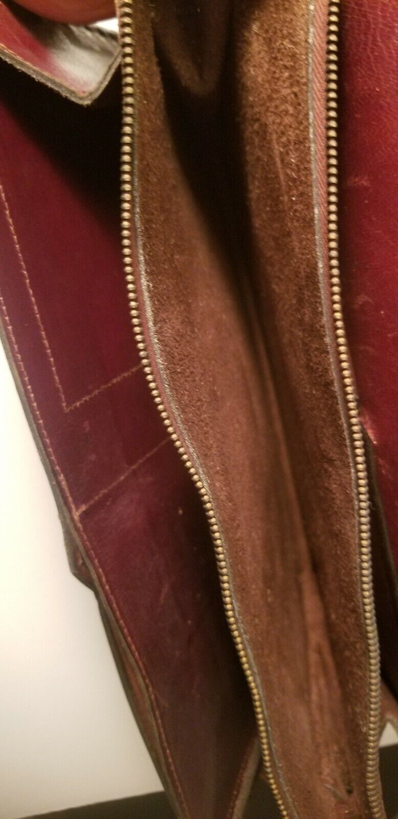 Vintage Burgundy/Red Leather Vintage Purse - image 6