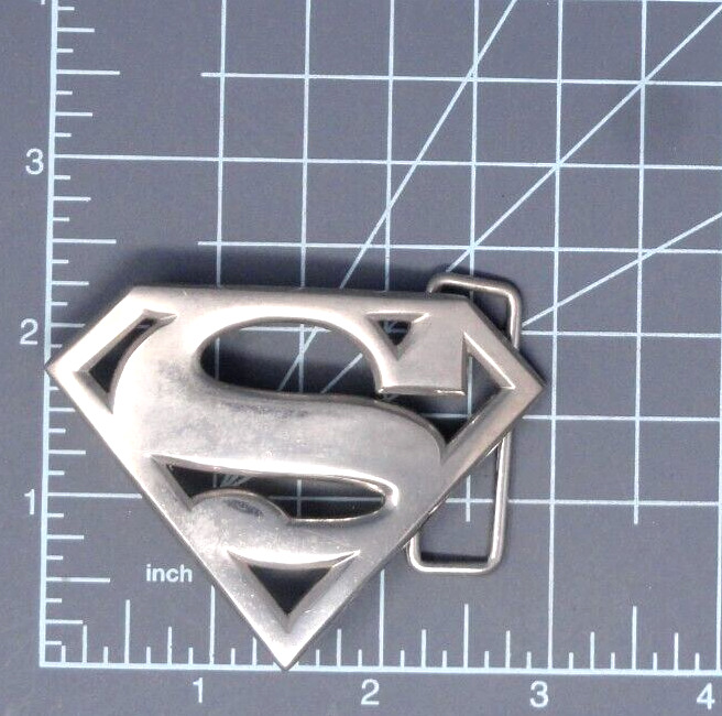 Superman Logo Dress Belt Buckle Cut Out DC Comics… - image 3