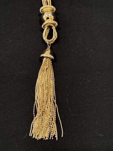 Joan Rivers Goldtone Tassle Necklace - Beautiful … - image 3