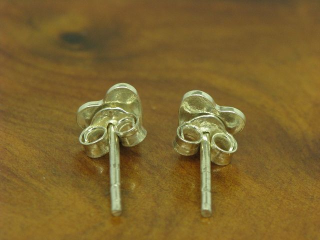 925 Sterling Silver Studs / Heart / Real Silver/0… - image 3