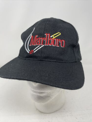 vintage 90s MARLBORO STRAPBACK HAT cigarette tobac