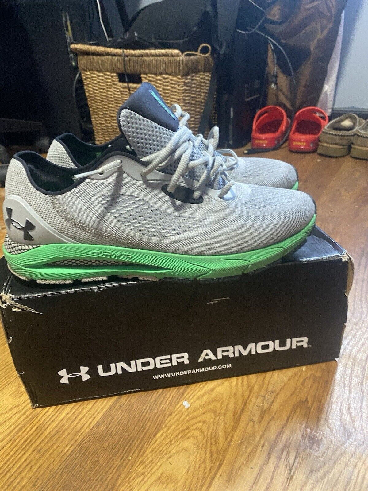 Size 11 - Under Armour HOVR Sonic 5 Mod Grey Black - image 3