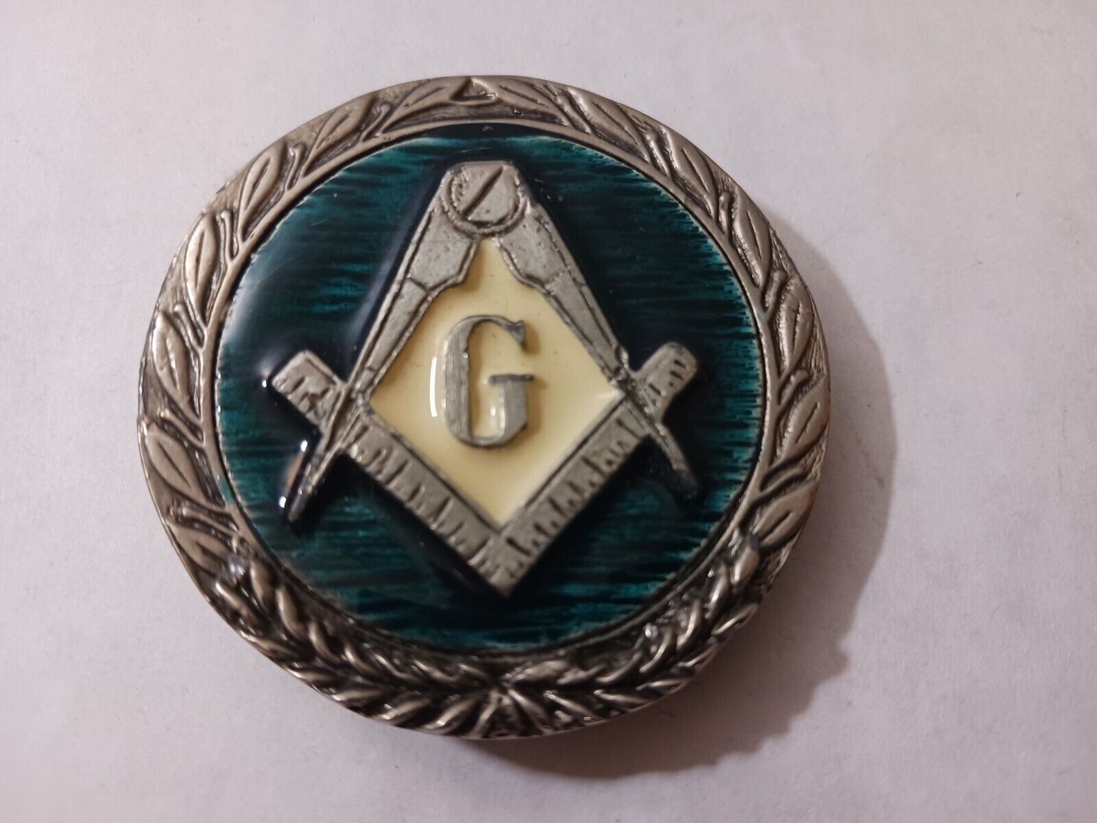 Vintage Freemason Masonic Square + Compass Logo B… - image 2