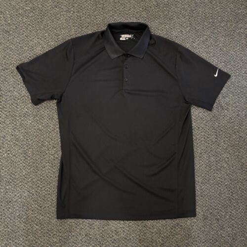 Black Nike Dri-Fit polo shirt - image 1