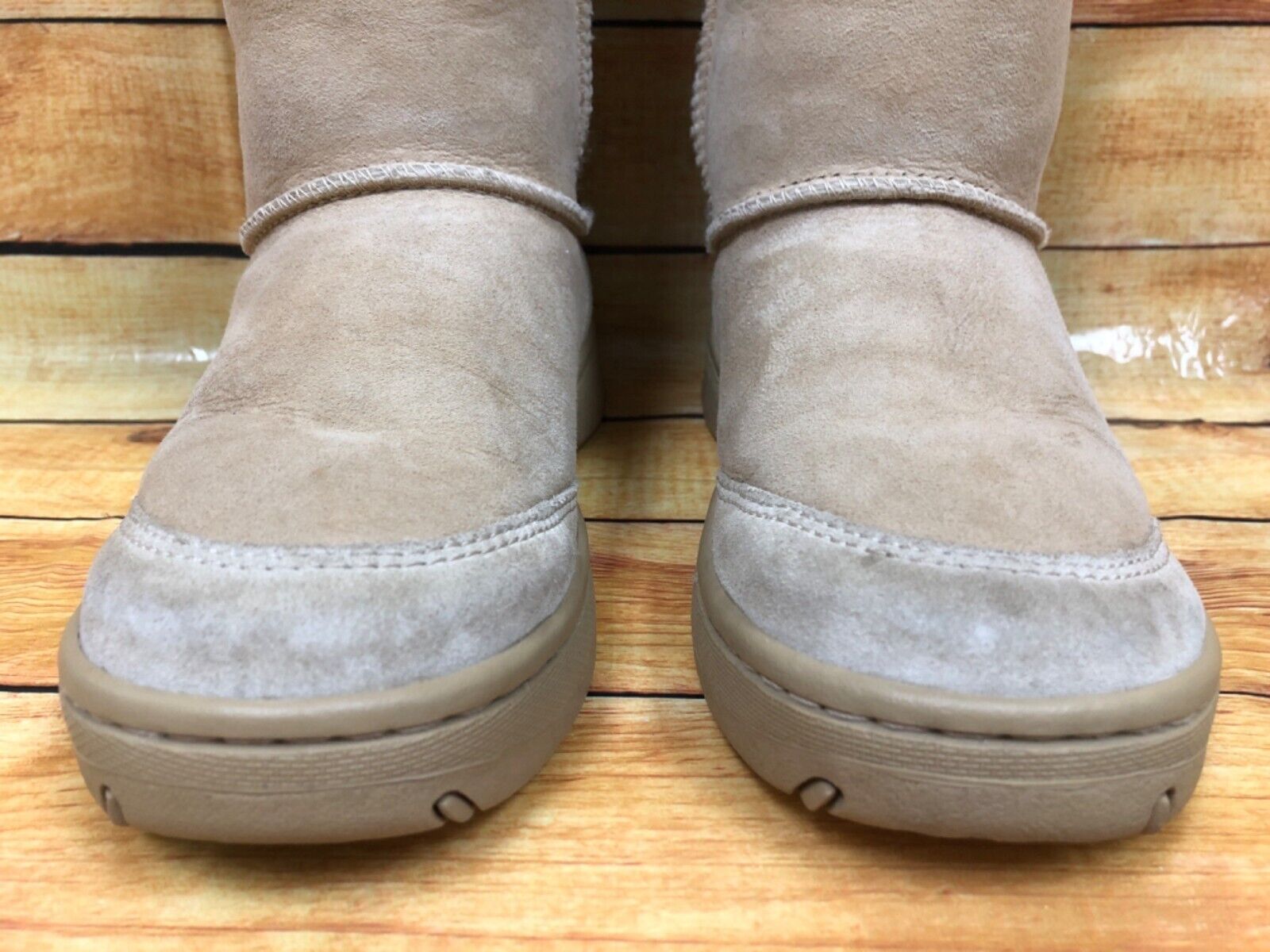 UGG Ultimate Short 5275 Suede Sheepskin Beige Boo… - image 8