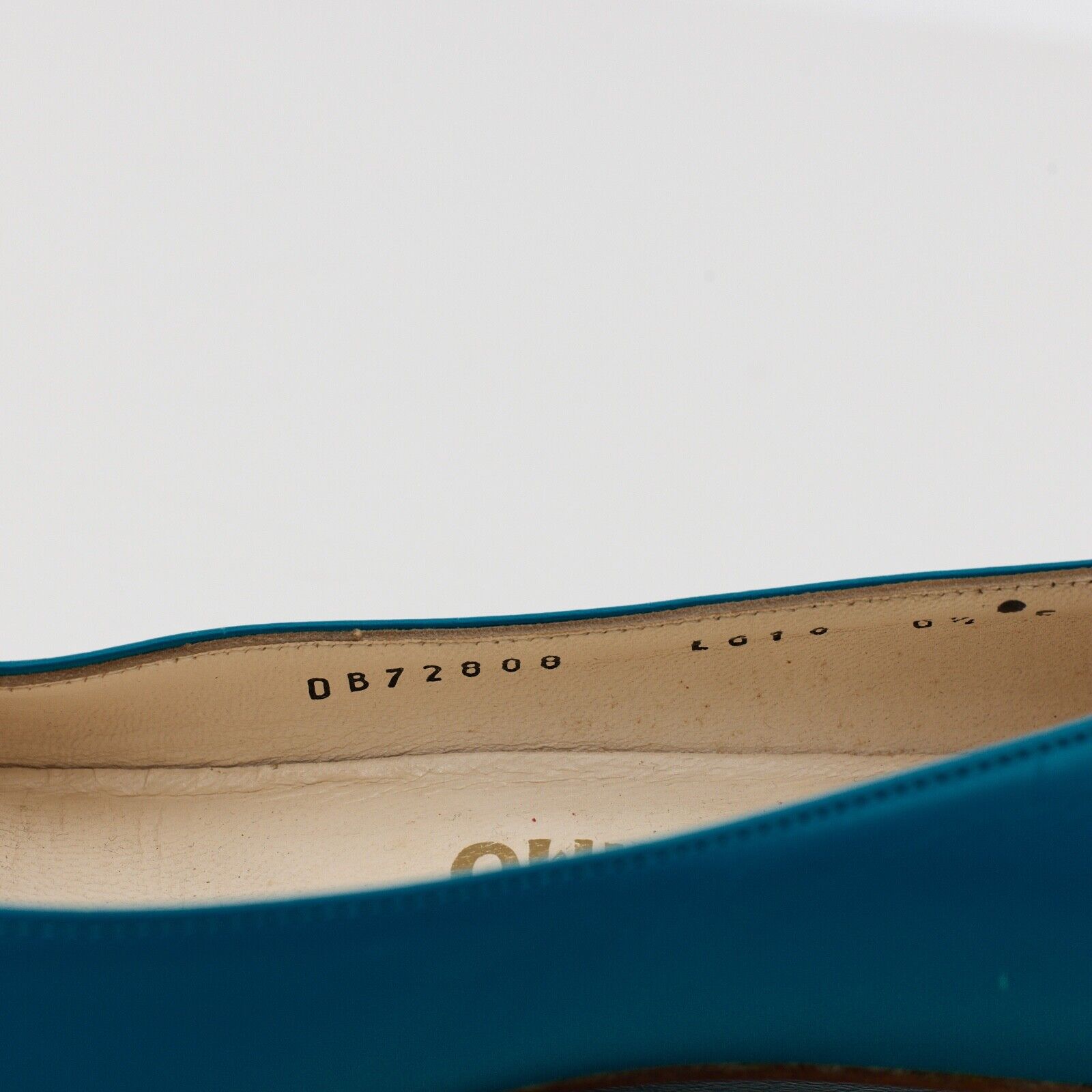 Salvatore Ferragamo Blue Leather Flats Size US 6.… - image 5