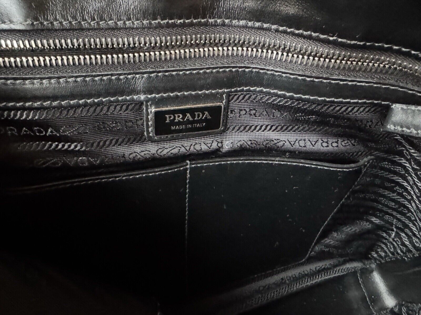 Prada Briefcase Black Leather - image 14