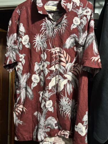 Tommy Bahama 100% silk Hawaiian shirt extra large