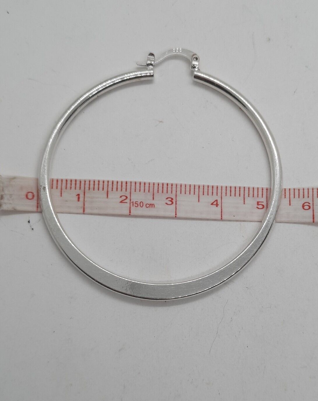 925 Sterling Silver Hoop Earrings - image 9