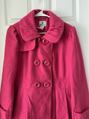 WORTHINGTON WOMEN'S WOOL BLEND PEA COAT SZ MEDIUM 