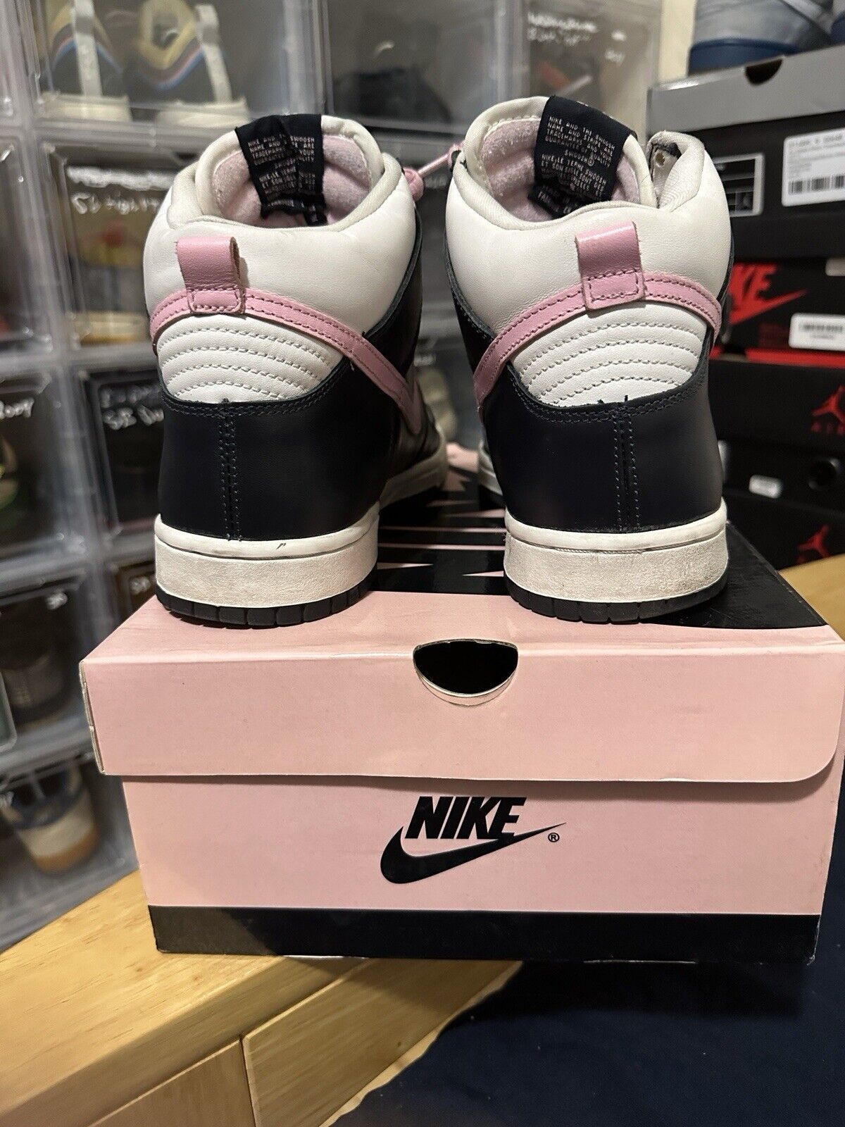 Size 9 - Nike Dunk Pro SB High Shy Pink - image 5