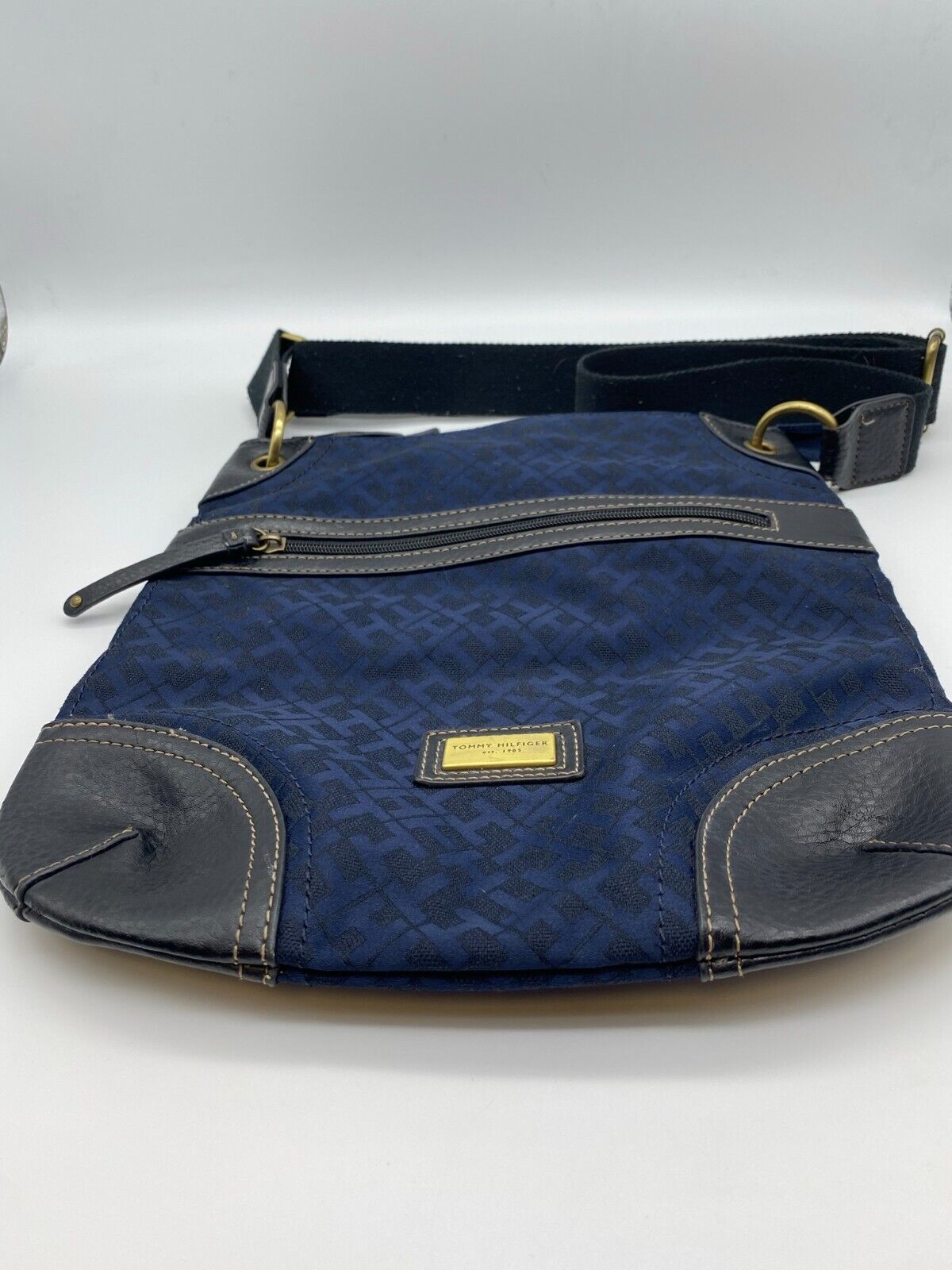 Tommy Hilfiger Crossbody Purse Navy Blue LOGO, Bl… - image 3