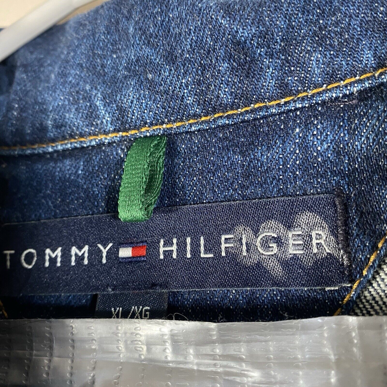 Vintage Tommy Hilfiger Denim Trucker Jacket Men X… - image 6