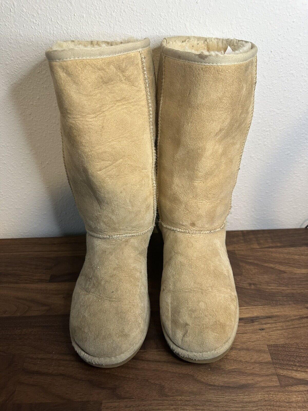 UGG Australia Beige Sheepskin Tall Winter Comfort… - image 4