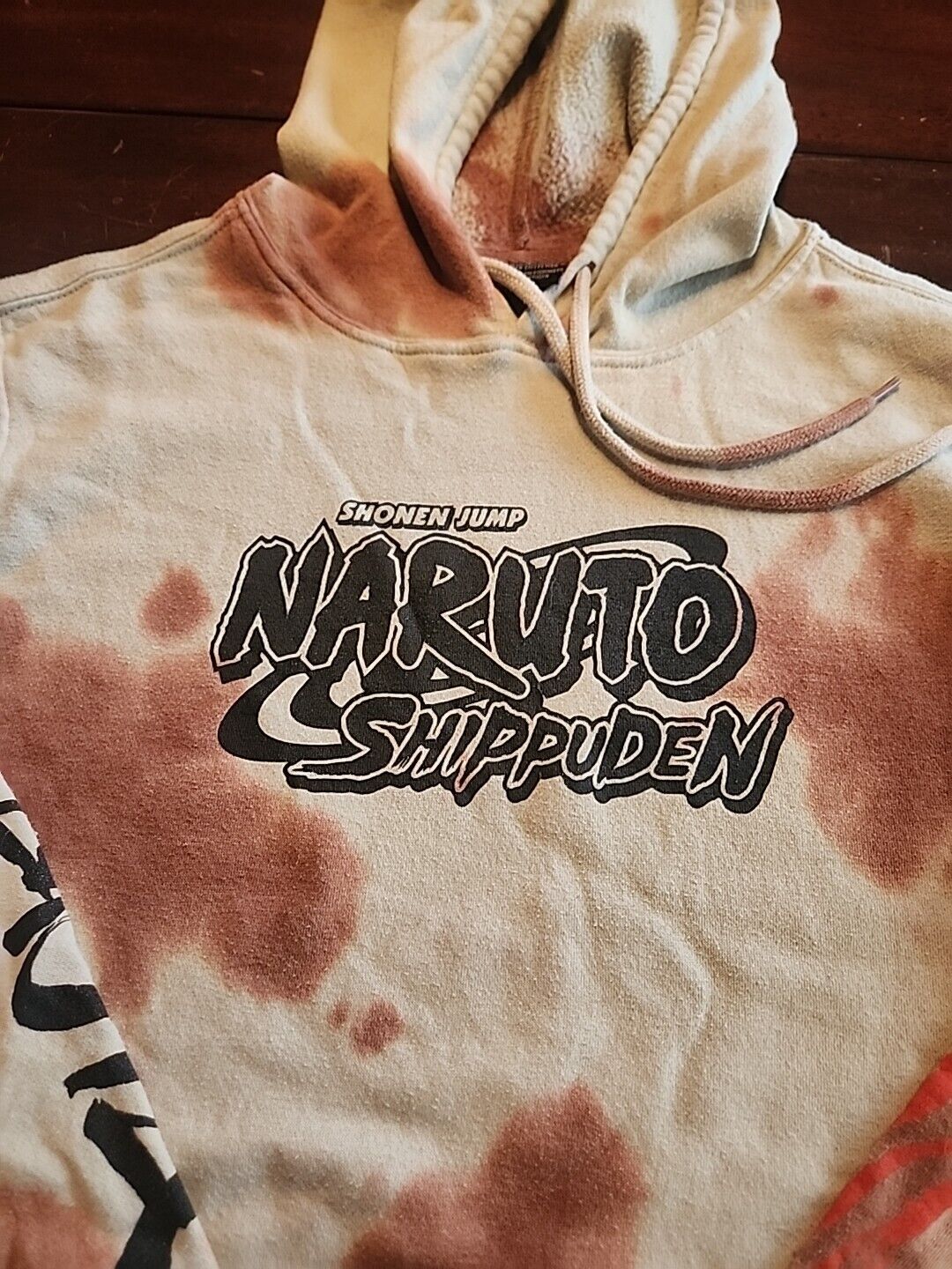 Vintage Naruto Shippuden 2002 2007 Tie Dye Hoodie… - image 3