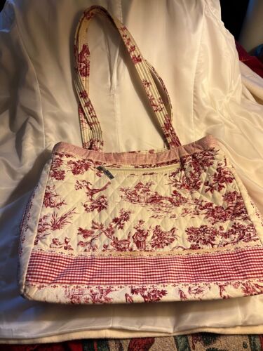 Americana by Sharif Cloth Tote Bag/ French Toile … - image 1