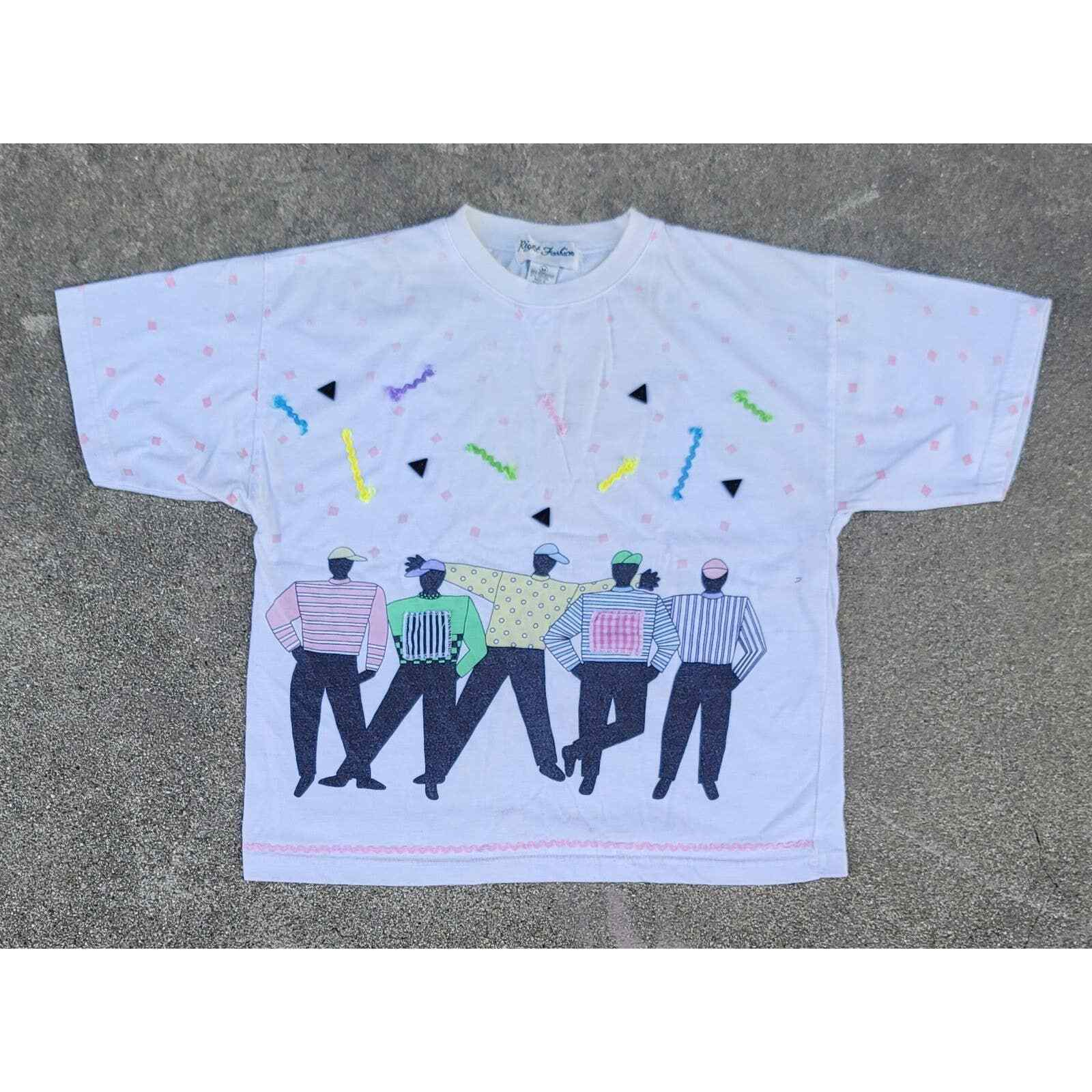 Vtg Right Fashion Custom Crop T-shirt - image 1