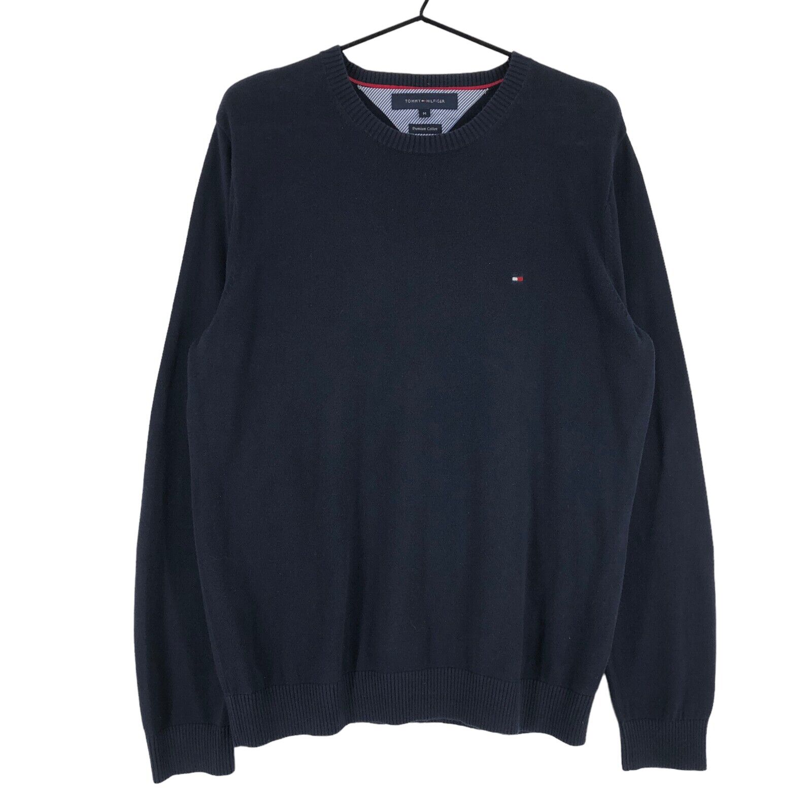 TOMMY HILFIGER V-Neck Jumper Pullover Sweater Blu… - image 1